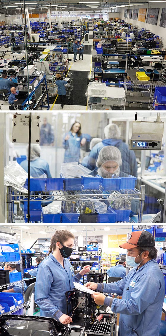 minnetronix employees working in manufacturing facility